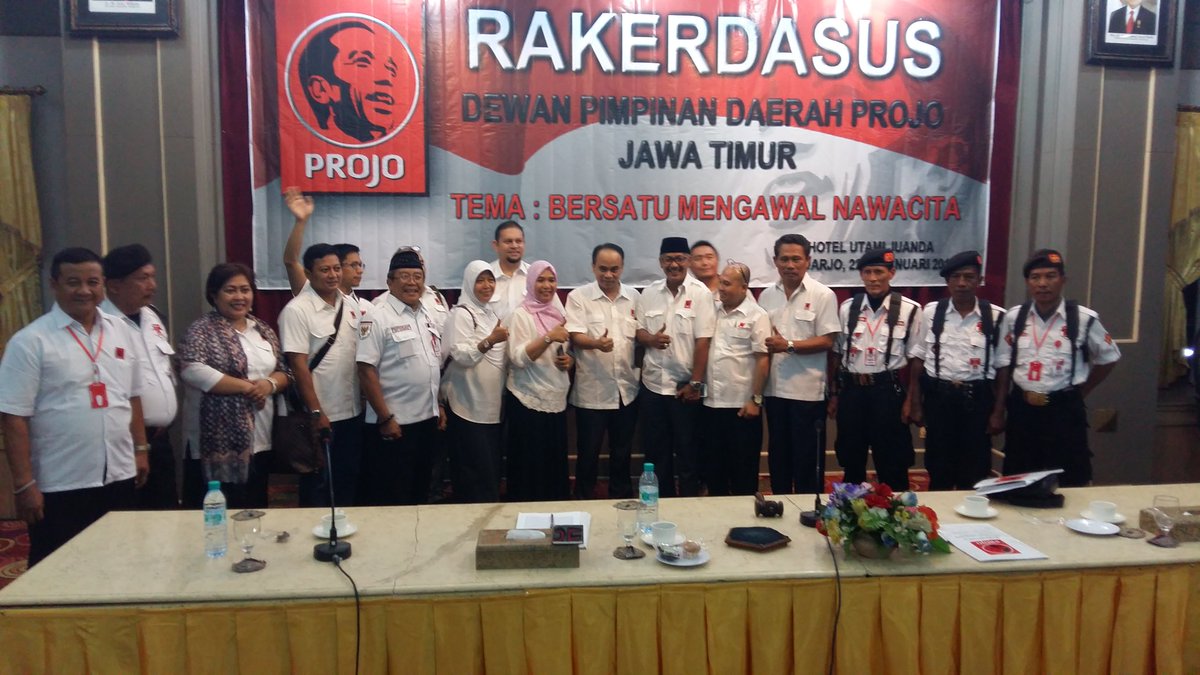 RAKERDASUS DPD PROJO JATIM cc Pak <a href="/jokowi/">Joko Widodo</a>  , <a href="/budimuni98/">budi arie setiadi</a>  <a href="/DPP_PROJO/">DPP PROJO</a>