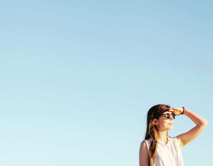 The outlook is bright, blue and adventurous! #Monday