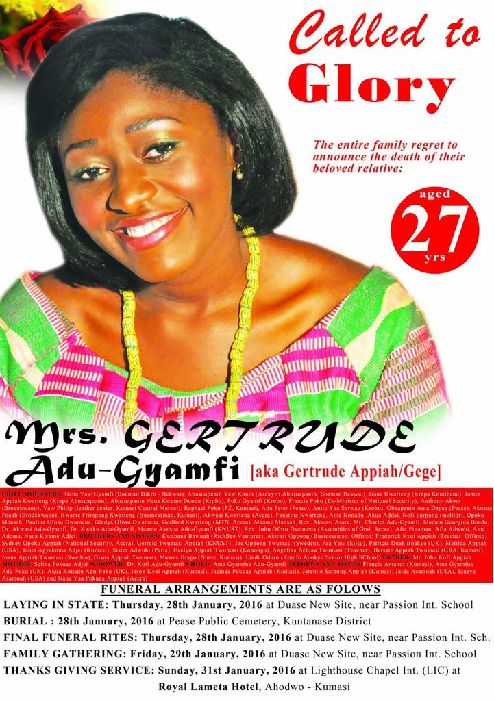 GuyHectorManuel's tweet photo. Gone Too soon,but God knows Best #RIPGetty and FAM let's pay our last respect on 28thJan #AmanAdehye3 🙏😔😔 https://t.co/WbbILEreSe