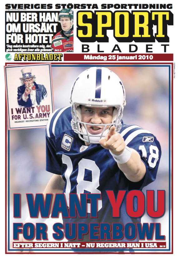Sportbladet 25 januari 2010. Något känns bekant... #nflse