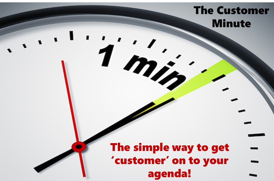 ryskfigenesis's tweet photo. The Customer Minute - the easy way to get 'customer' on to your agenda - my new blog post coming soon! https://t.co/FL9frFx0lw