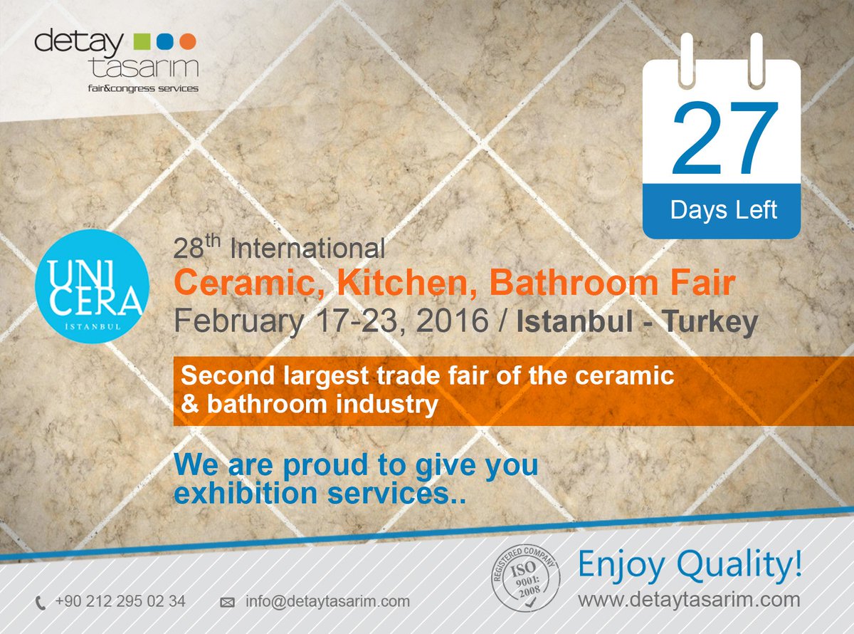 detaytasarim.com / +90 212 295 02 34 / info@detaytasarim.com  / 
#Unicera #Fair_stand #icvbmember
