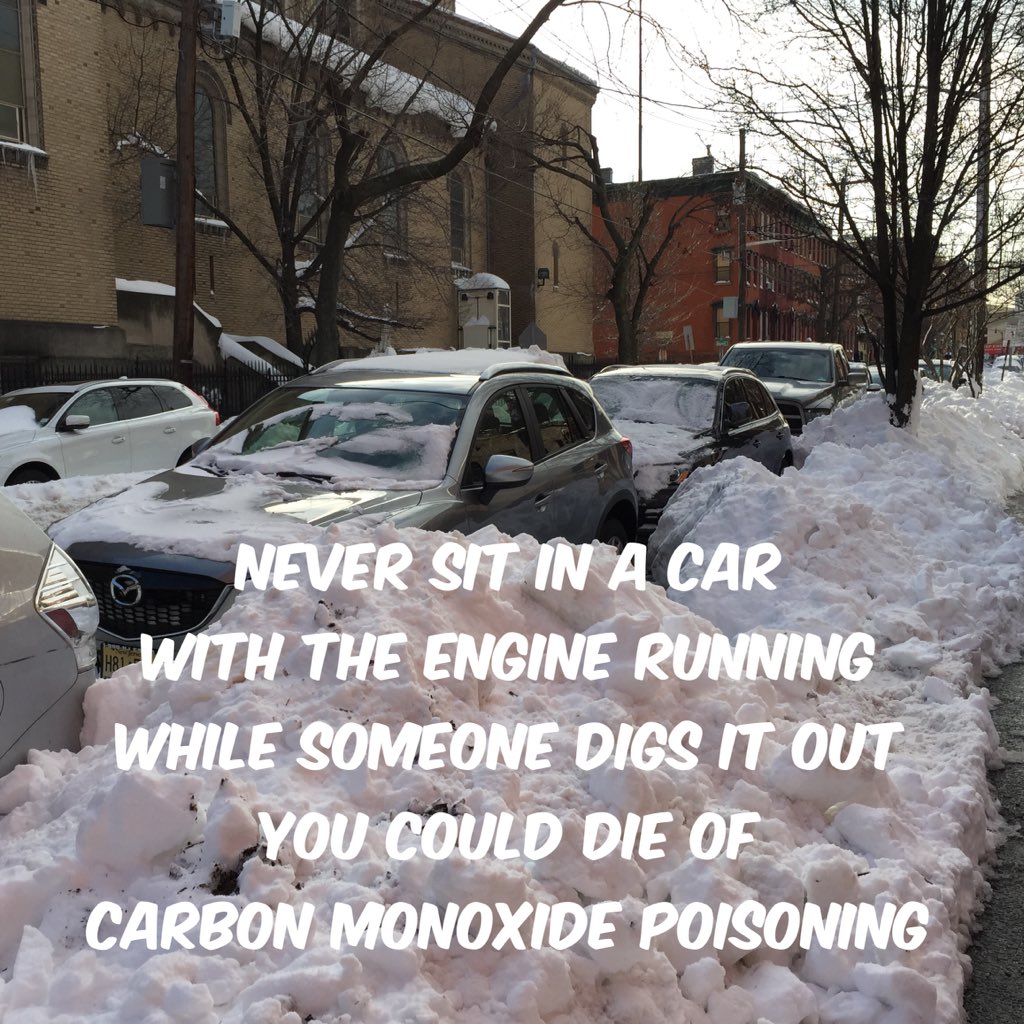 PromoHse's tweet photo. Use good #snowsense. Never let kids sit in yr car w/engine running while u #digout. It can be deadly. #psa #besafe https://t.co/eOMbSOd5wh