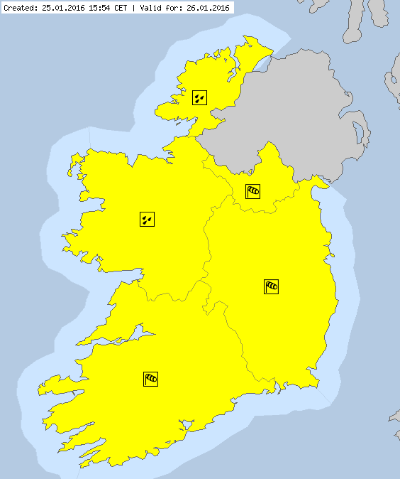 Warning for wind gusts of 28 m/s in all of Ireland and heavy rain in western Ireland (meteoalarm.eu/en_UK/1/0/IE-I…)