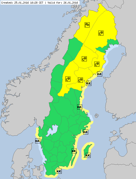 Warning for freezing rain & snow in northestern Sweden & wind gusts of 21 m/s at the coasts(meteoalarm.eu/en_UK/1/0/SE-S…)