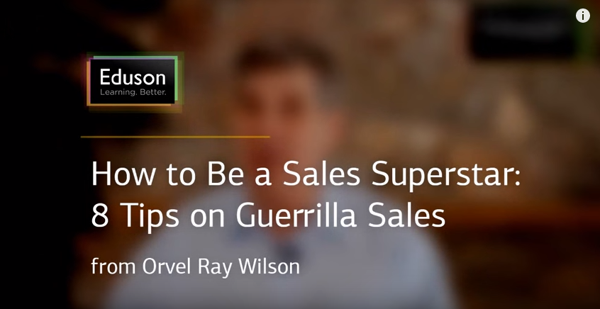 EdusonTV's tweet image. Stop flogging and start selling with 8 guerrilla sales tips:
youtu.be/hpqx7VBrJig
