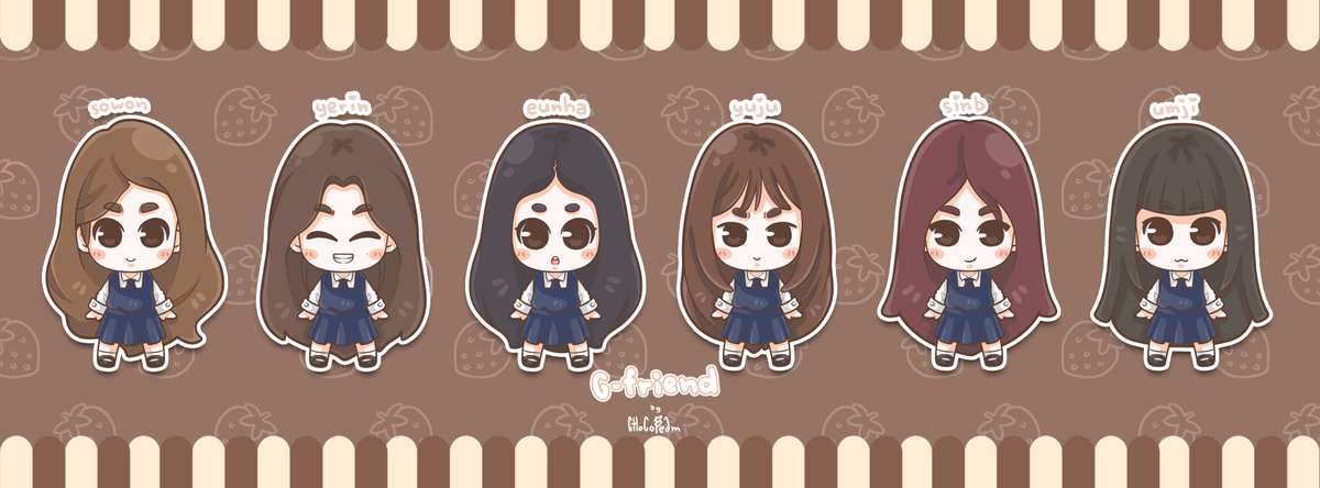 แก๊งลูกหมูววว 🐷
❤💛💙💜💚💖 ❄⛄
#Sowon #Yerin #Eunha #Yuju #Sinb #Umji #Gfriend #fanart #chocobeam