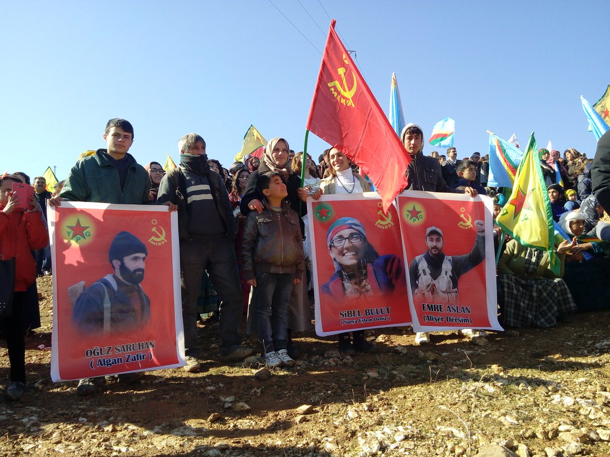 Kobane zaferi şehitleri anarak başladı#MLKPKOBANE