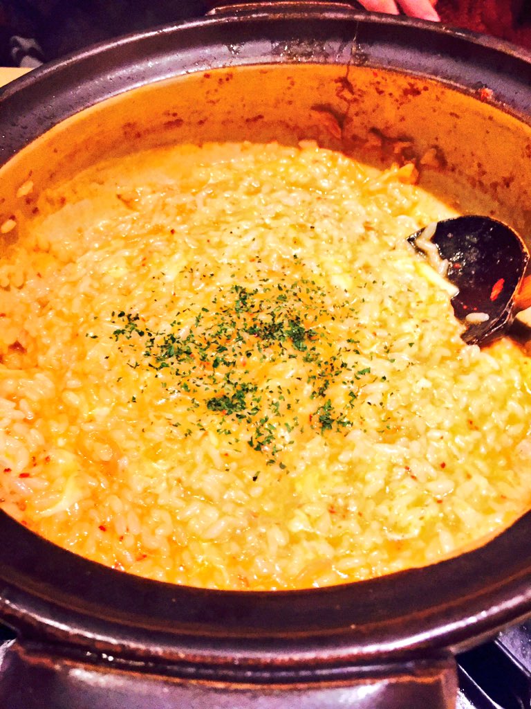 シメはチーズリゾット シメはチーズリゾット