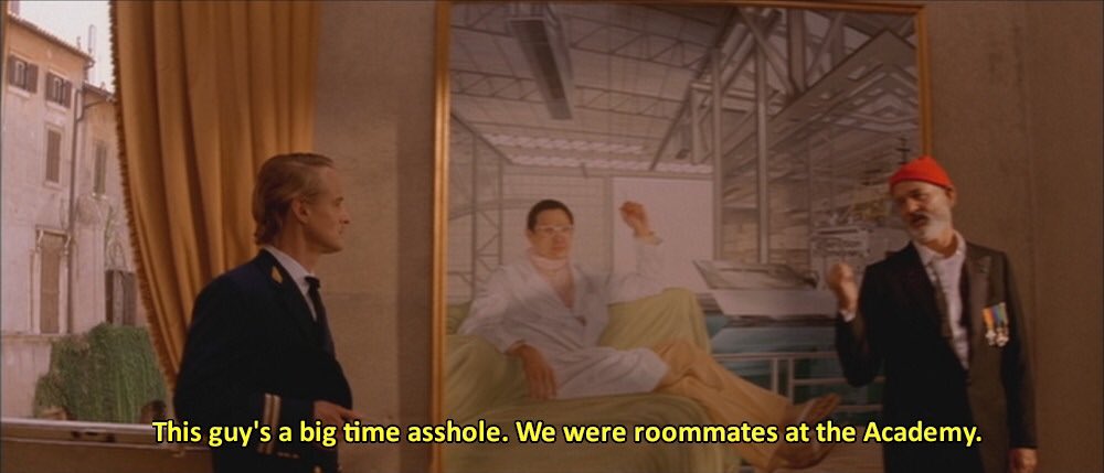 QuotingWes's tweet photo. #TheLifeAquatic https://t.co/PIQx5tAqOQ