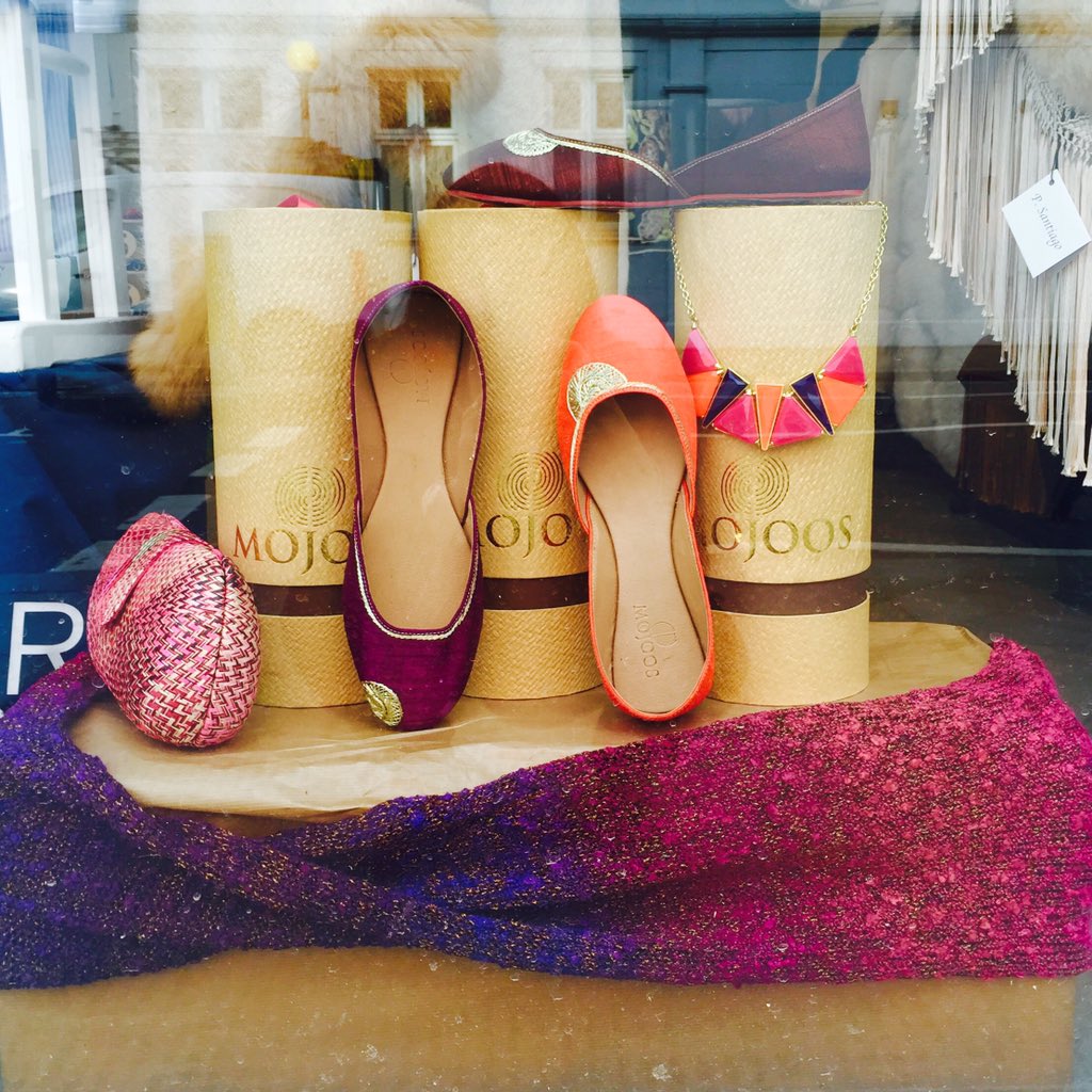 Beat the #mondayblues with one of our colours of the week: coral, bourbon and purple! We're at 273, Fulham Road.