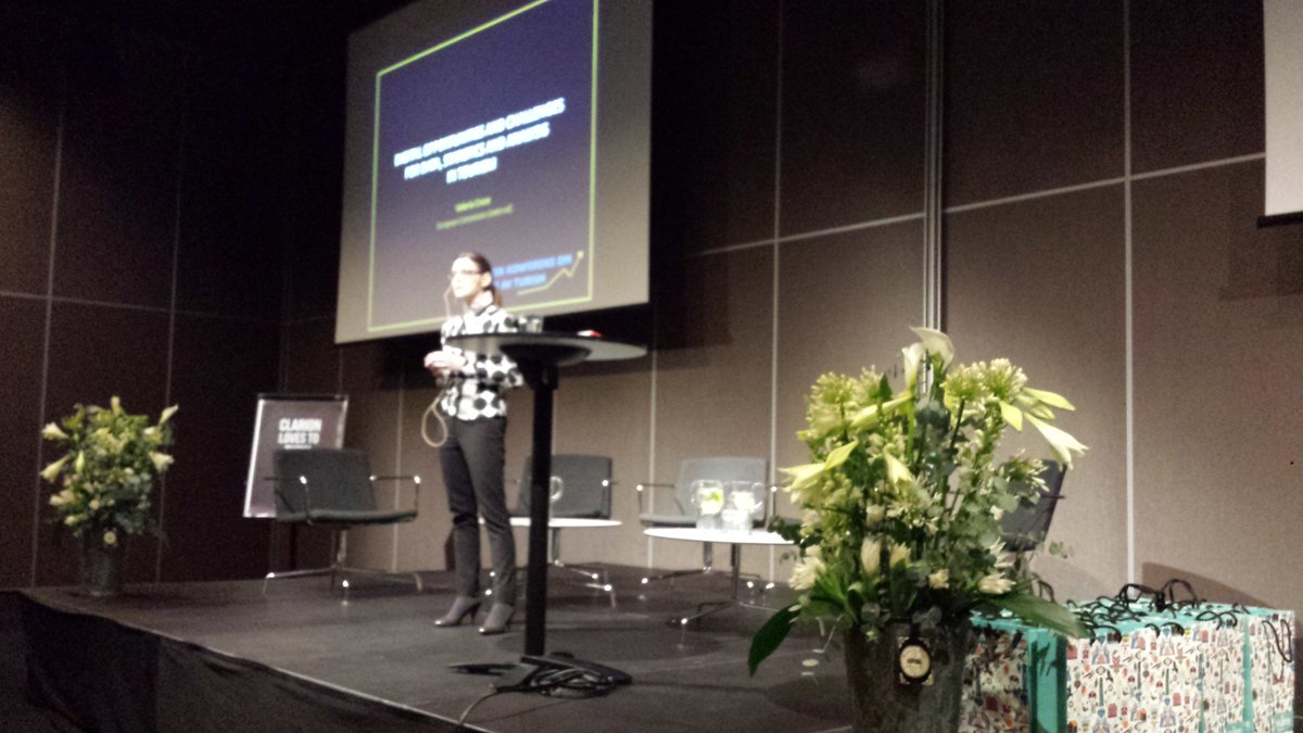 #turismanalys2016 är nu igång i Malmö! Keynote Valeria Croce. #etour #miun