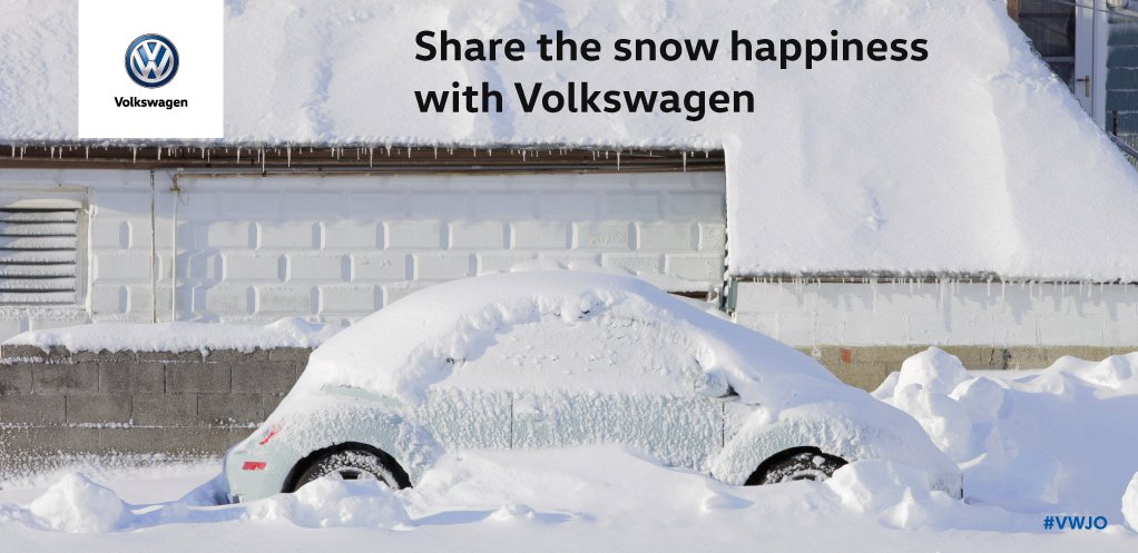 Volkswagen_JO's tweet photo. It’s a matter of time & the snow will cover your Volkswagen. Take a picture of it & share it using the hashtag #VWJO https://t.co/2JiC7jfDGe
