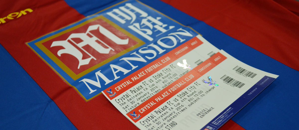 #CPFC fans, it’s FA Cup giveaway time! For your chance to win 1 of 3 pairs of tickets to Palace v Stoke, retweet now