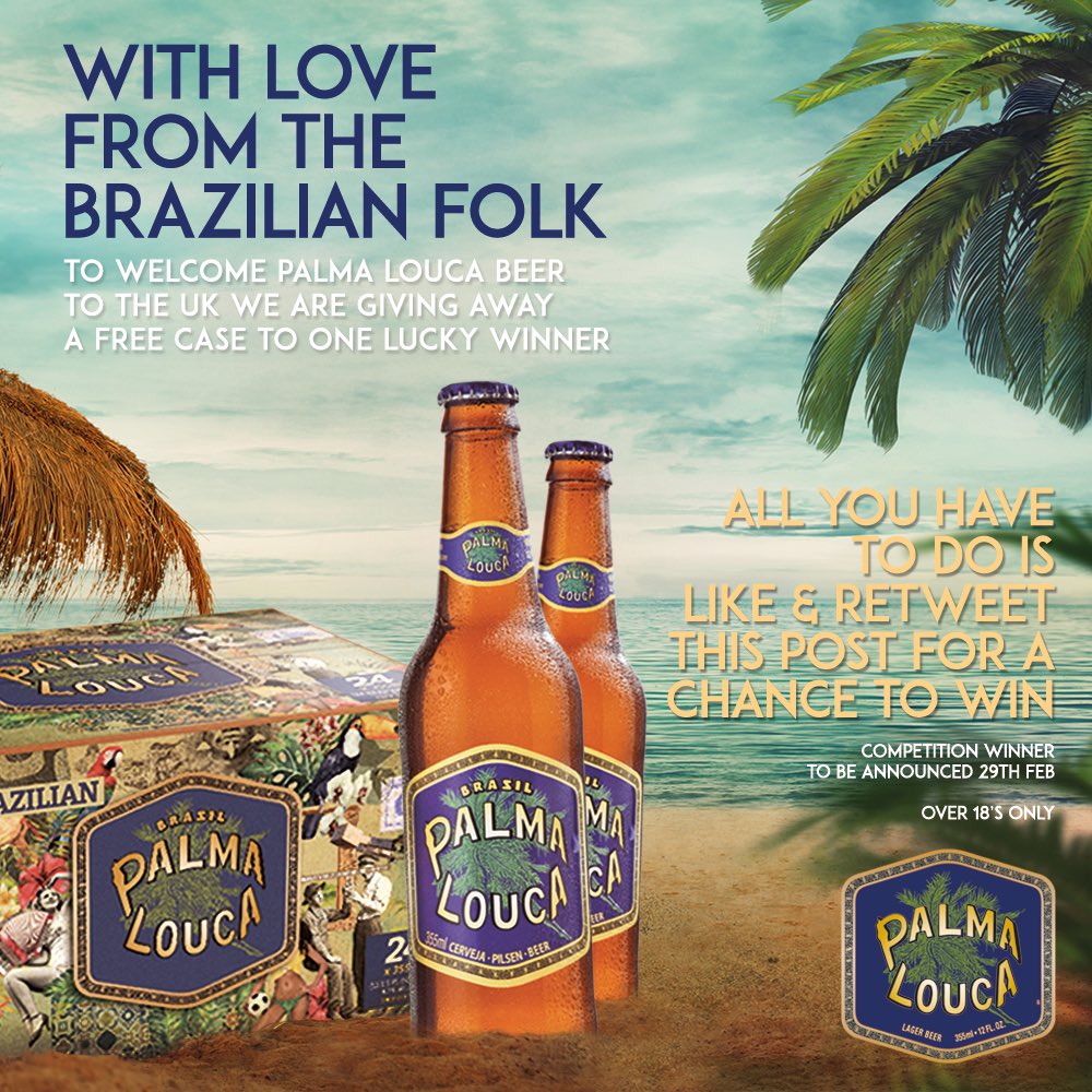 Simply 'LIKE' our page and 'RETWEET' for a chance to win a free case of Palma Louca #palmalouca