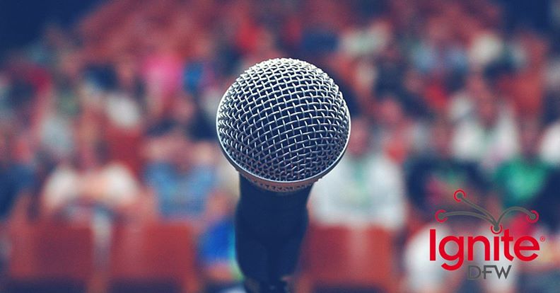 ignitedallastx's tweet photo. #IgniteDFW is a night of presentations with 20 slides that advance after 15 seconds. RSVP: https://t.co/ak0UCUotuc https://t.co/9qappRuZcz