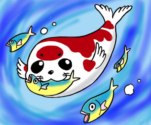 鯉アザラシの生態のtwitterイラスト検索結果 古い順