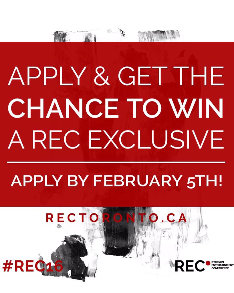 Apply now for a chance to win! #REC16