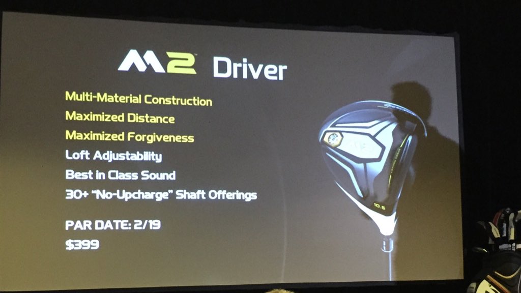 iGolfReviews's tweet photo. @TaylorMadeGolf Launch Event! #m2 woods and irons. #DistanceAboveTheRest #16PGAShow #M https://t.co/dkWun3Rpll