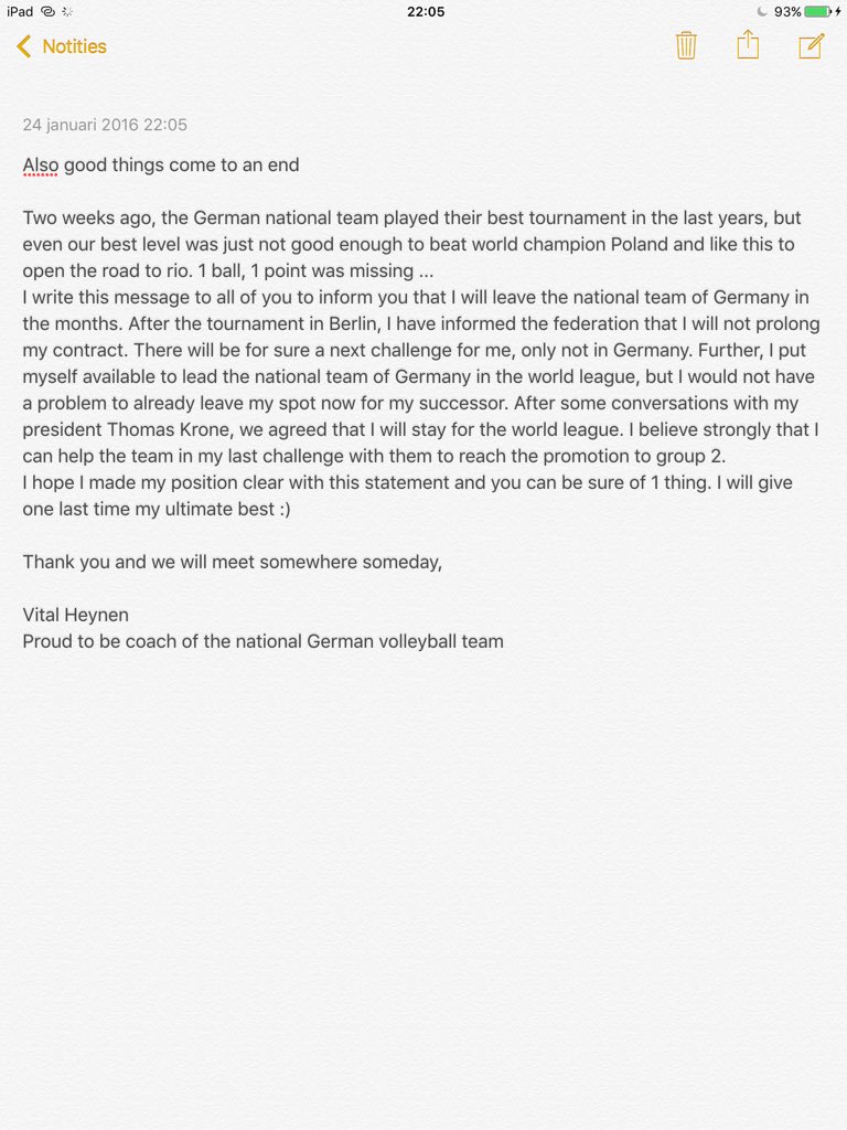 Also good things come to an end :)