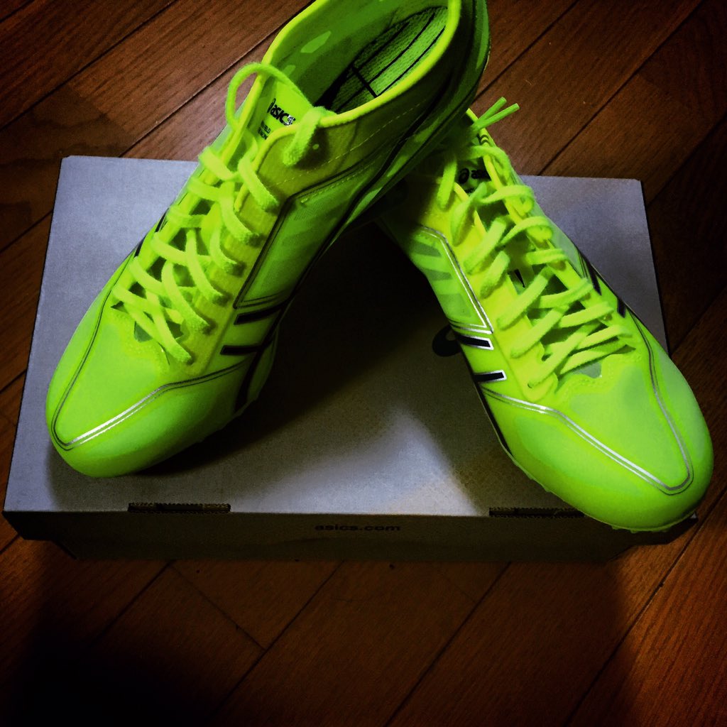 tmrun25's tweet photo. スパイクもらった👍
これ履いて来シーズン
大幅ベスト出しますね^ ^
#SONICSPRINT ELITE https://t.co/ieMFBl6Pql