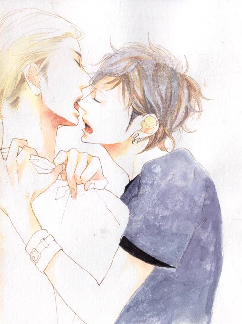 部屋を片付けていたら昔のアナログ絵を見つけたよ。以前のサイトに載っけてたかな?昔の方がアナログ塗り上手くて笑う 