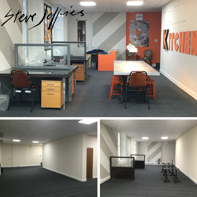 SJeffriesArt's tweet photo. Digital Kitchen have redesigned their office, adding complementing Steve Jeffries #artworks! https://t.co/uPlXTijAip https://t.co/FoUSOBXmKE