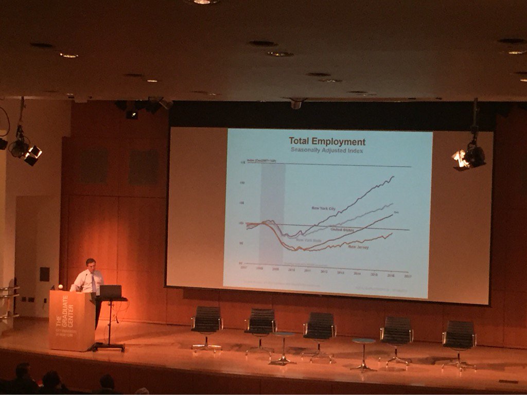 NYCETC_org's tweet image. Labor economics researcher Jason Bram of @NYFed_News breaks down economic trends #TransformWorkforce