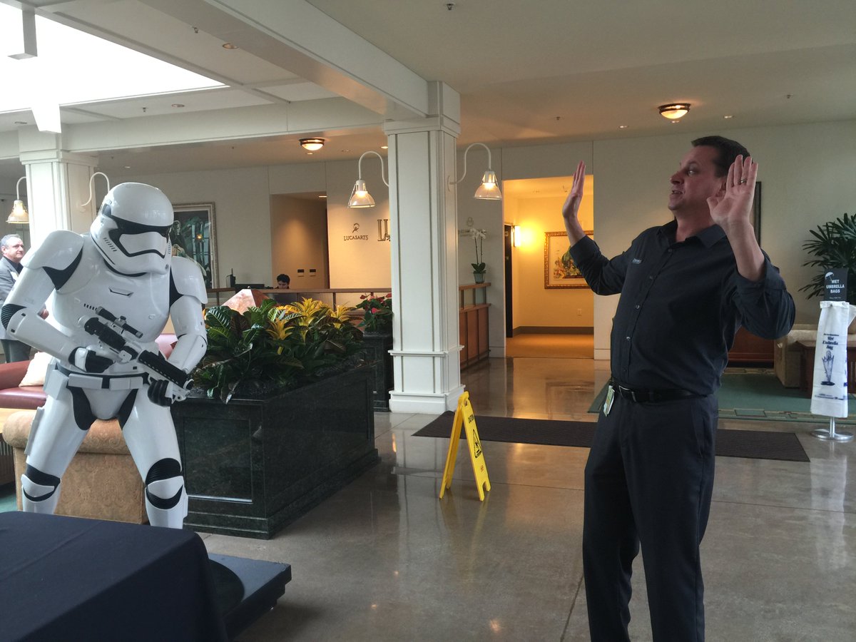 EnsembleDesigns's tweet image. Some days at work are more fun than others...#starwarsfans