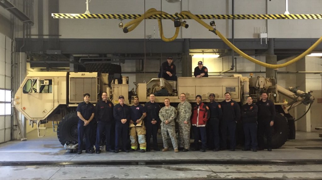 IAFF2800's tweet image. Thank you to the National Guard for your help during and after the blizzard. #ACFD
