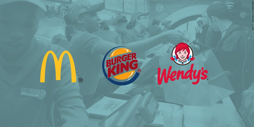 CNNBusiness's tweet photo. Things are heating up in the BK lounge, with a price war erupting among fast food giants https://t.co/3Vw28uMUcw https://t.co/HDS1ebVA6j