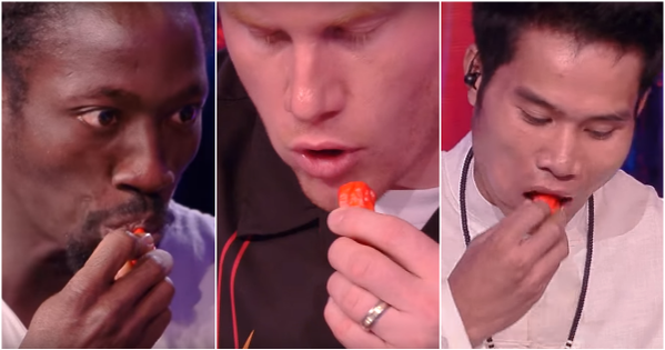 GWR's tweet photo. Got milk? You might need it if you try this hot bhut jolokia chilli pepper challenge. https://t.co/SMuY313Tug 🔥 https://t.co/zKykK9woas