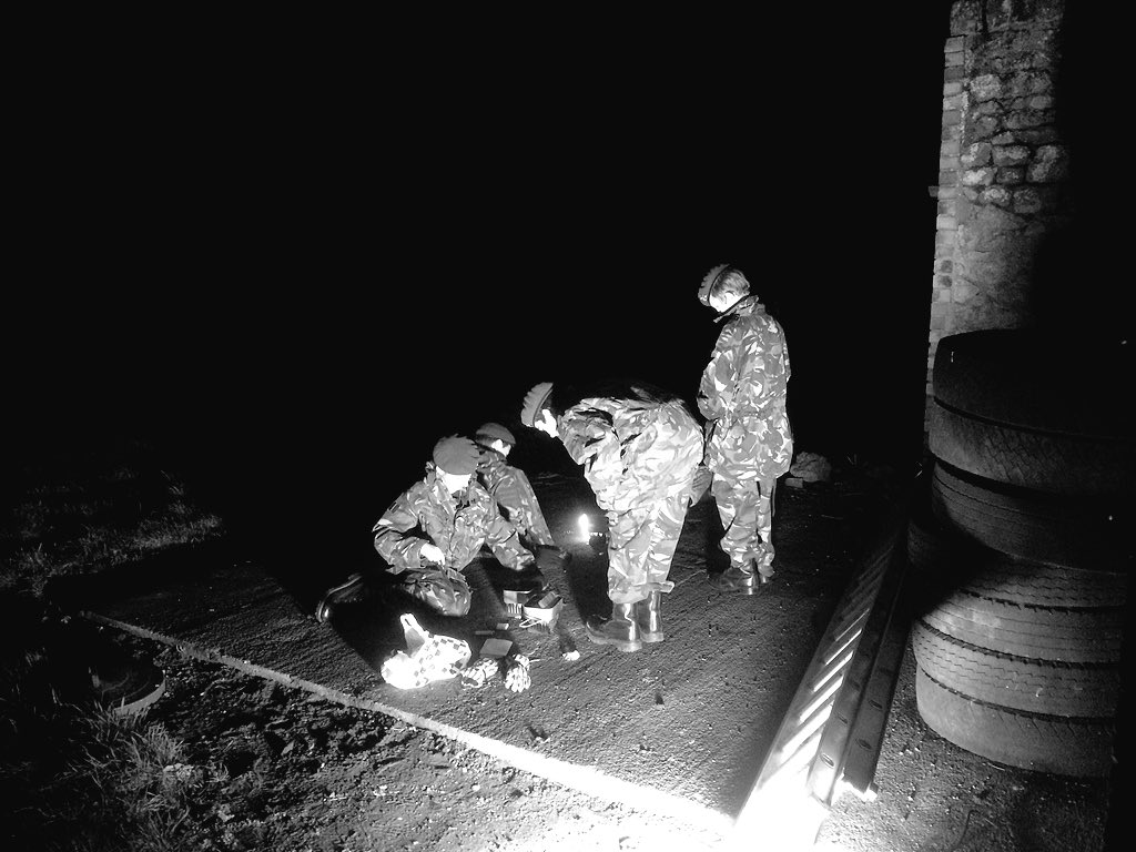 1032DF's tweet image. Some of our cadets preparing the culinary delights of the Rat Pack Challenge #whatwedo #joinus