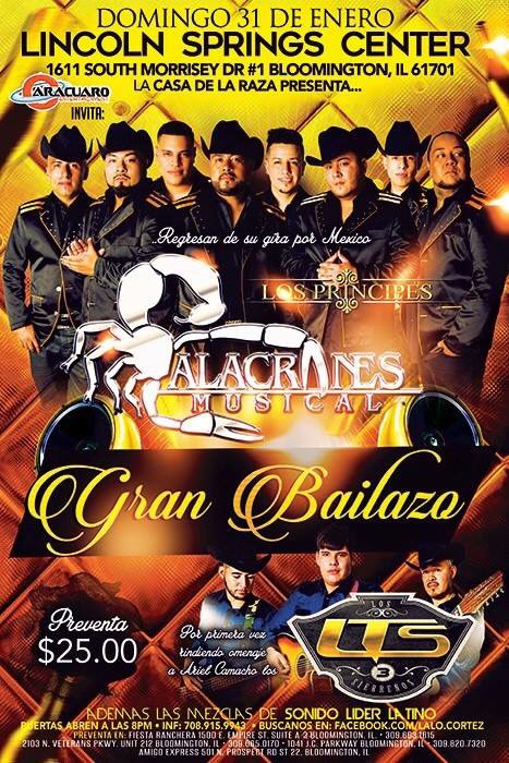 RealAlacranes's tweet photo. Viernes 29-ElkHart,IN. #ElArena
Sabado 30- St. Louis,MO. #ElVolcan
Domingo 31- Bloomington,IL. #Lincolneventcenter https://t.co/qG96RoriRA