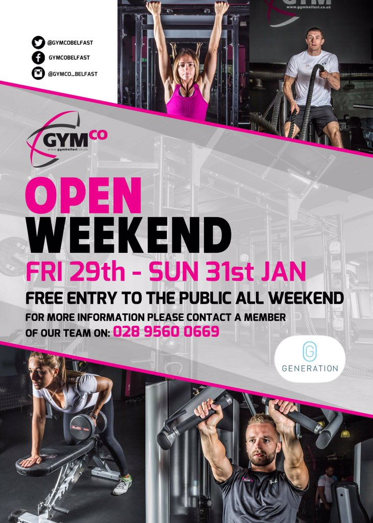 GymcoBelfast's tweet image. FREE ENTRY to GymCo this weekend! Don't miss out @StephenFerris6 @efleming94 @RyanMcL2 @mattydonn86 @Andy_Waterworth
