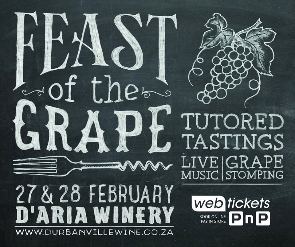 Join <a href="/DurbanvilleWine/">Durbanville Wine Valley</a> <a href="/degrendelwines/">De Grendel Wines</a> <a href="/dhillswine/">Durbanville Hills Wine</a> <a href="/KleinRoosboom/">Klein Roosboom</a> <a href="/HillcrestFarm/">Hillcrest Estate</a> <a href="/NitidaWine/">Nitida Cellars</a> for #FeastoftheGrape 🍇🎉🍧