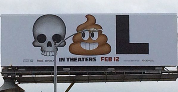 ComicProVideos's tweet photo. Decode this billboard. #marketing #emoji https://t.co/QPqdxD9Orw