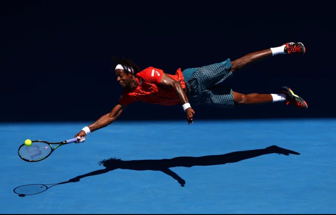 MRusselltennis's tweet photo. I wish @Gael_Monfils would try a little harder 😉 #AustralianOpen https://t.co/iRbcSOG7zL