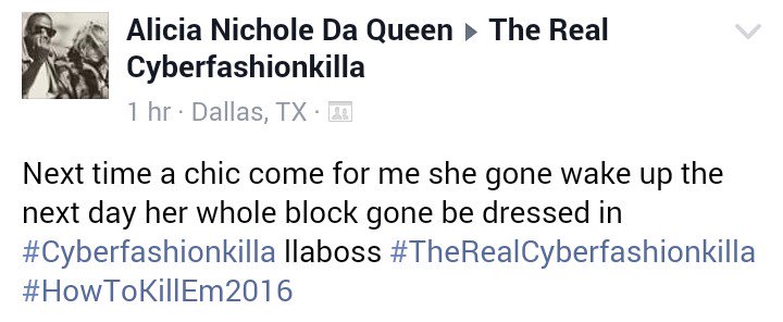 RealCyfashkilla's tweet photo. #HowToKillEm2016 #TheRealCyberfashionkilla https://t.co/gd3lGt6xi9