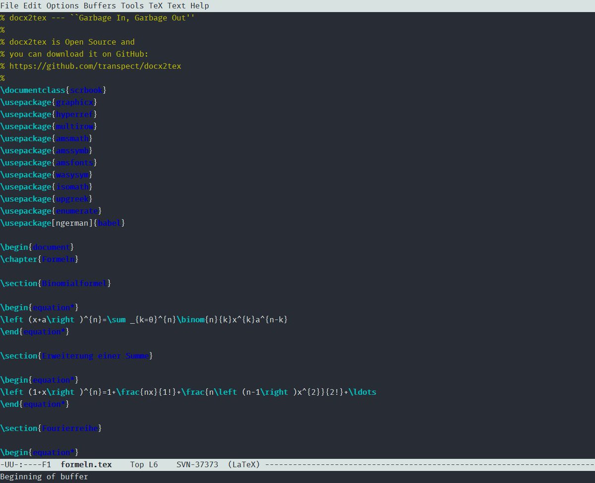mkraetke's tweet image. Just made a new docx2tex release, 0.5. Still pre-release to lower expectations #LaTeX #OOXML
github.com/transpect/docx…