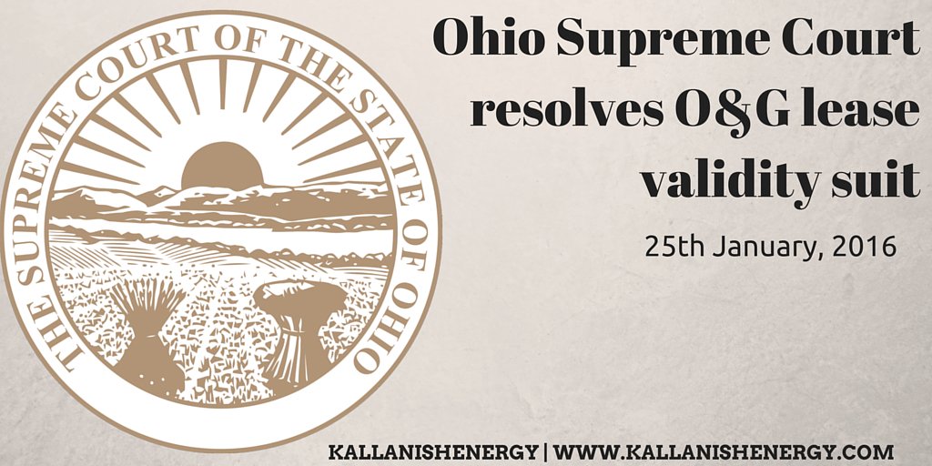 kallanish's tweet image. #Ohio #SupremeCourt #resolves O&amp;amp;G #lease validity suit 
kallanishenergy.com/2016/01/25/ohi…