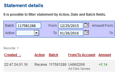 GKalember's tweet image. I am setting my proof withdrawal from the money I earned at ACX. Work from home Adclickxpress!No scam!@AdClickXpress