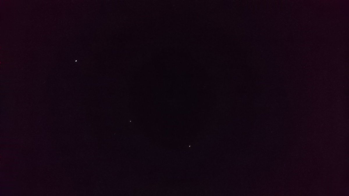 me_too's tweet photo. Unbelievable @sonyxperia Z3compact camera just not only caught #Orion but also #Rocketbody SL-16 flying by! https://t.co/Q54L0UmbUD