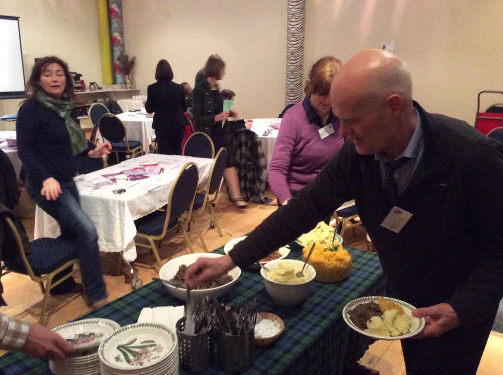 HandSCAcademy's tweet photo. Haggis, neeps and tattles to get everyone ready for some interesting discussions on prevention #HSCAcademy https://t.co/CRa8vvw2FK