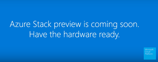 Be prepared! Learn about the hardware requirements for #AzureStack Technical Preview: msft.it/6010Bkcba