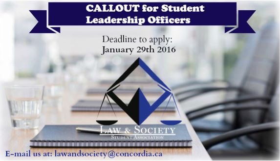 LawSocStudents's tweet photo. REMINDER: this Friday is the deadline to apply for our Student Leadership Officers positions! https://t.co/isgzzhfRjb