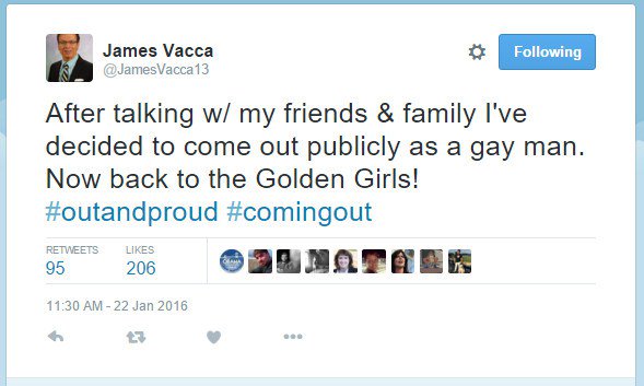 GiveMeTheBronx's tweet photo. @JamesVacca13 braves more than the blizzard as he comes out as a gay man. 
https://t.co/1IO4CpXlhD https://t.co/rIxFiaoBR2