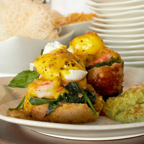 foodandwine's tweet photo. Thai Eggs Benedict: your southeast Asian hangover slayer. #FWx https://t.co/xdWf3vWHIP https://t.co/XcUv6kEPxd