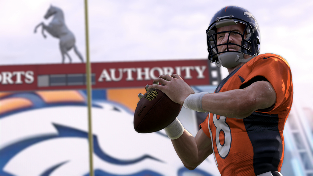 EA's tweet photo. You need a QB for one drive in #Madden16: do you want Cam or Peyton? @EAMaddenNFL @EASPORTS #SB50 https://t.co/V8kGALbudh