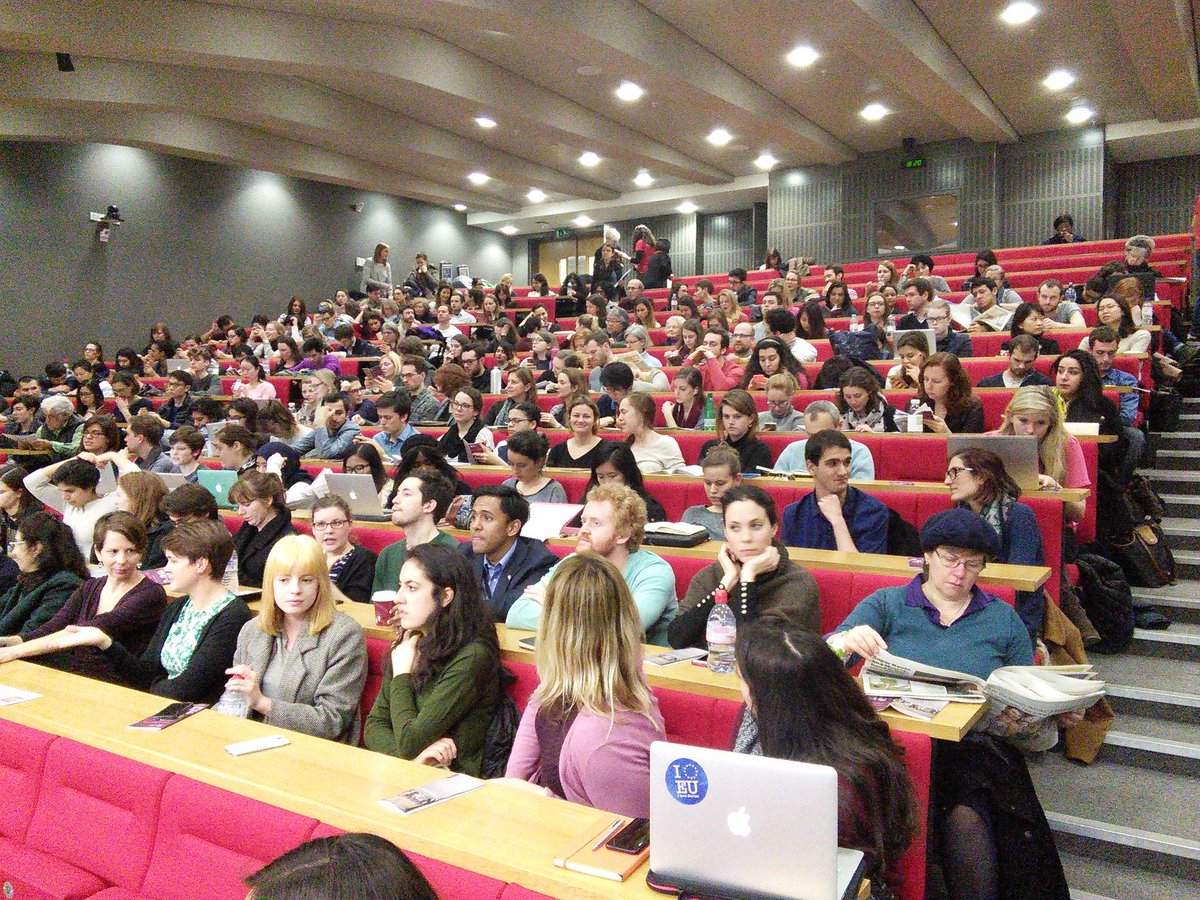 10 minutes to go and the Sheikh Zayed Theatre is nearly full! #LSEUSwork https://t.co/7xPjNDkKHR